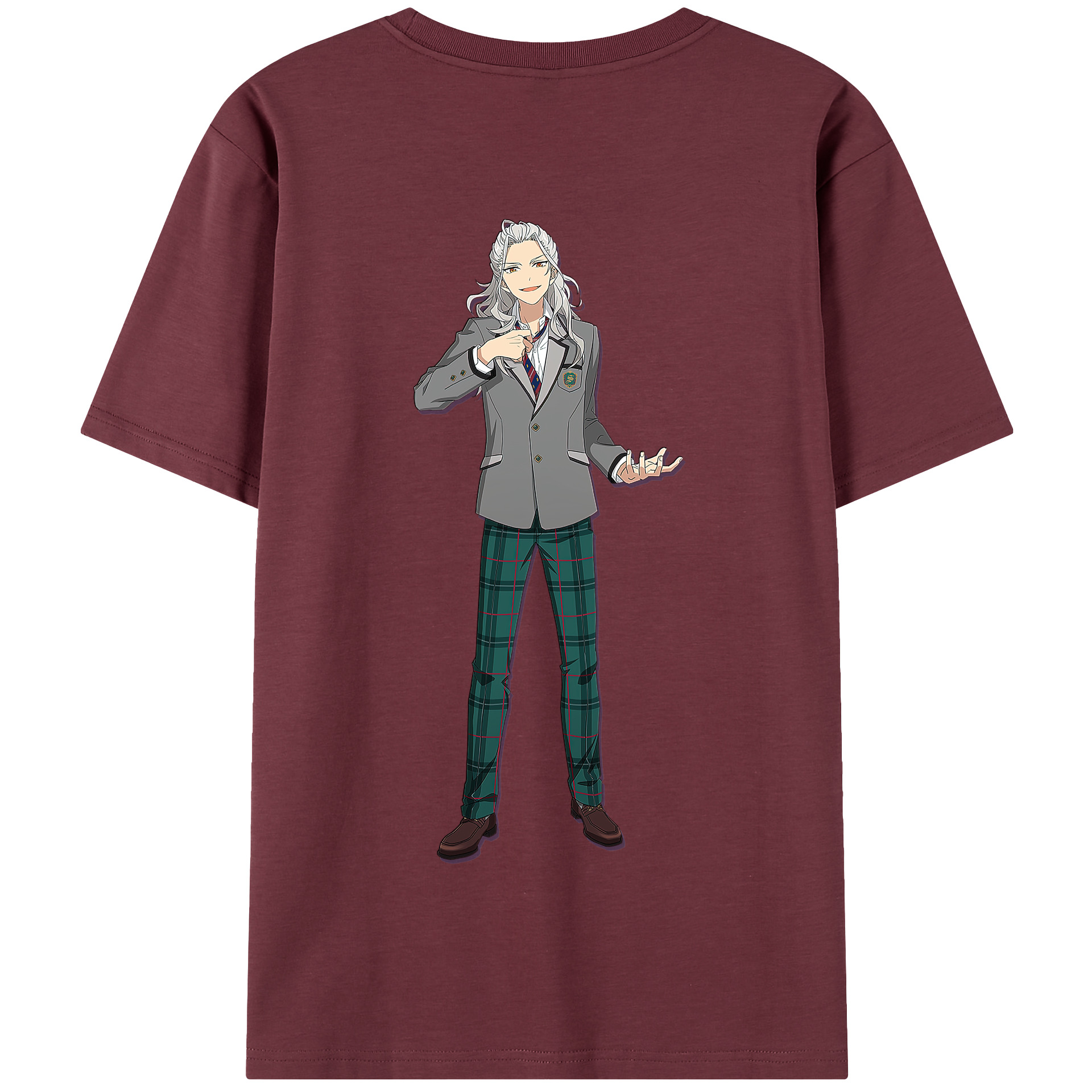 （画像用） あんさんぶるスターズ! Ensemble Stars 綿100％半袖Tシャツ（背面プリント）